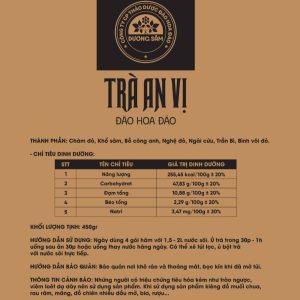 Trà An Vị Đào Hoa Đảo